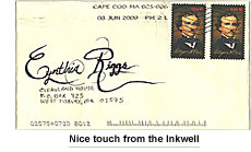 Nice touch from the Inkwell